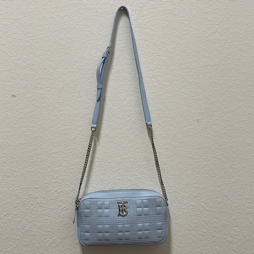 Burberry Lola - Small Quilted Leather Camera Bag